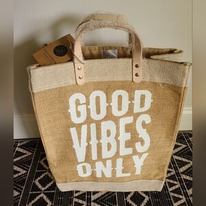 Santa Barbara "Good Vibes Only" Farmers Market tote
